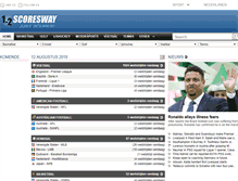 Tablet Screenshot of nl.scoresway.com